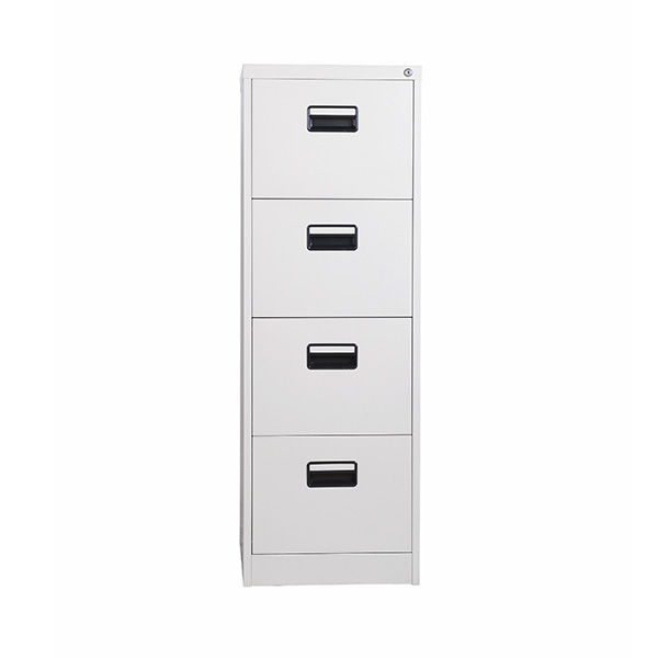 Vertical File Cabinet 4 Drawer Black Plastic Handle